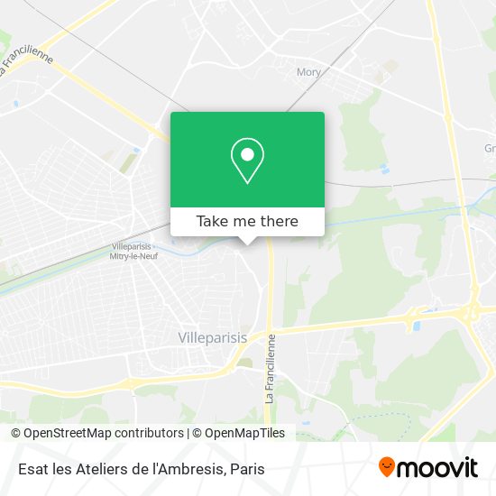 Esat les Ateliers de l'Ambresis map