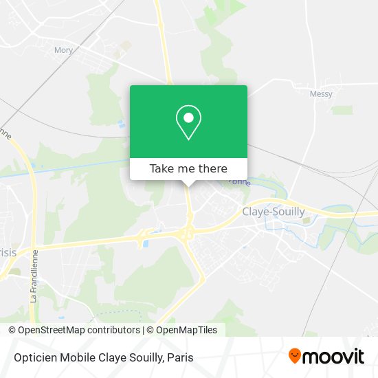 Mapa Opticien Mobile Claye Souilly