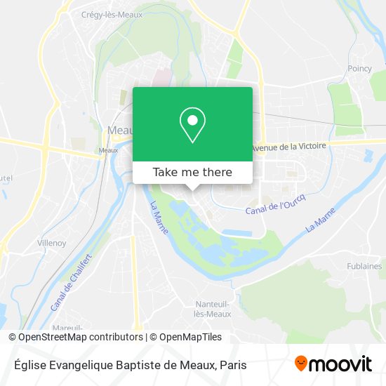 Église Evangelique Baptiste de Meaux map