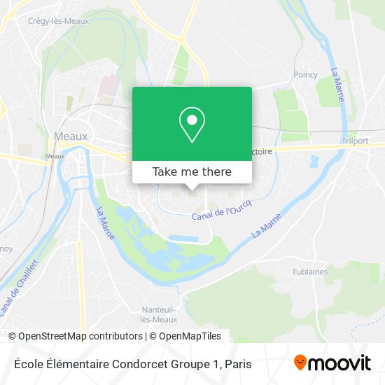 École Élémentaire Condorcet Groupe 1 map