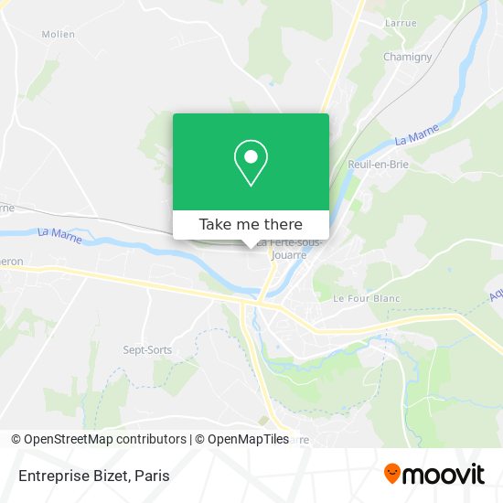 Entreprise Bizet map