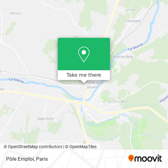 Pôle Emploi map