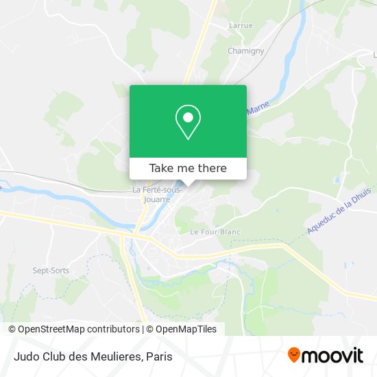 Judo Club des Meulieres map