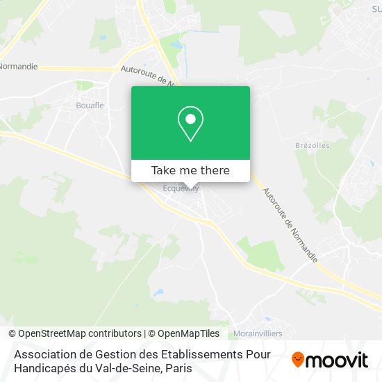 Association de Gestion des Etablissements Pour Handicapés du Val-de-Seine map