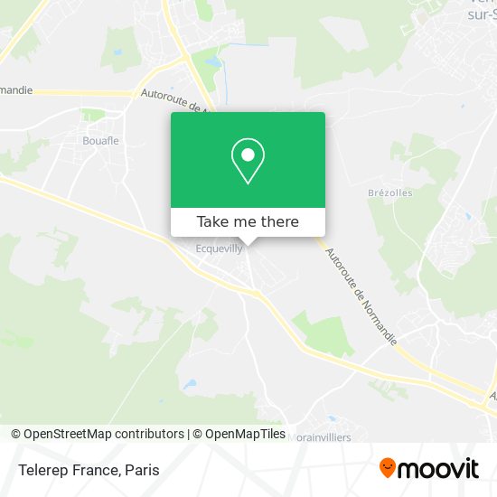 Mapa Telerep France