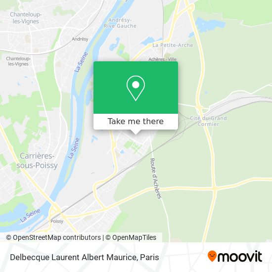 Mapa Delbecque Laurent Albert Maurice