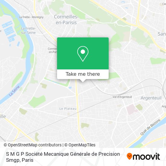 S M G P Société Mecanique Générale de Precision Smgp map