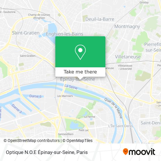 Optique N.O.E Épinay-sur-Seine map