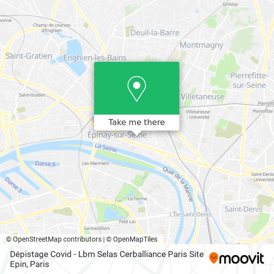 Mapa Dépistage Covid - Lbm Selas Cerballiance Paris Site Epin