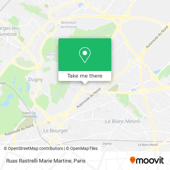 Ruas Rastrelli Marie Martine map