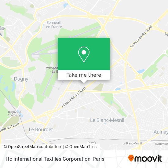 Itc International Textiles Corporation map