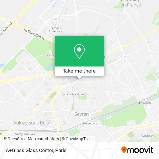 Mapa A+Glass Glass Center