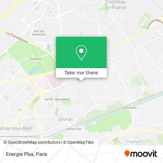 Energie Plus map