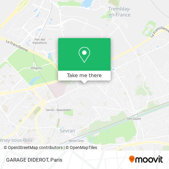 GARAGE DIDEROT map