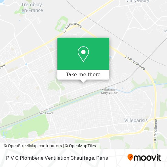 P V C Plomberie Ventilation Chauffage map