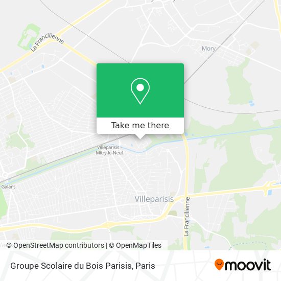 Mapa Groupe Scolaire du Bois Parisis
