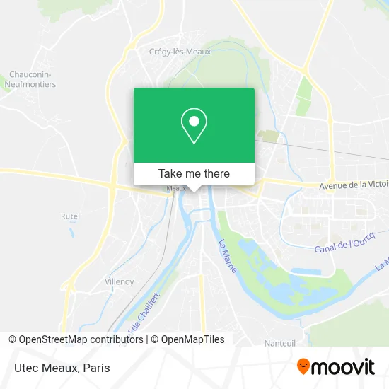 Utec Meaux map