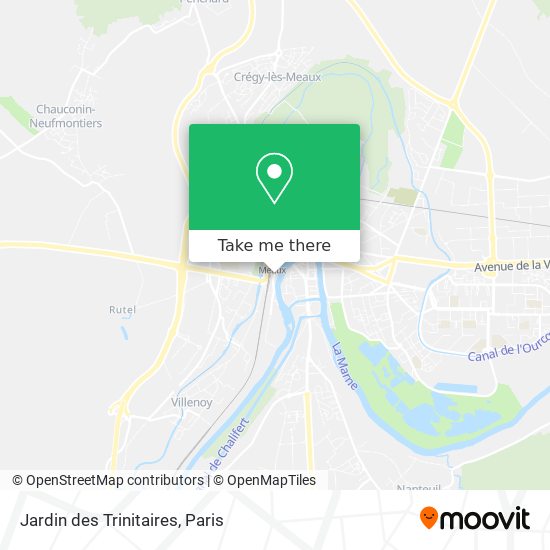 Mapa Jardin des Trinitaires