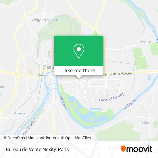 Bureau de Vente Nexity map