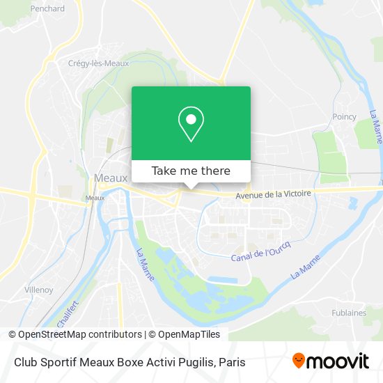 Club Sportif Meaux Boxe Activi Pugilis map