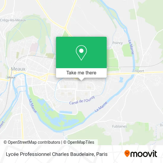 Lycée Professionnel Charles Baudelaire map
