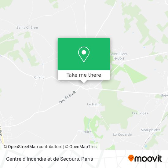 Mapa Centre d'Incendie et de Secours