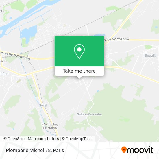 Plomberie Michel 78 map