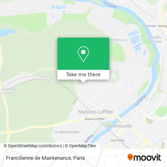 Francilienne de Maintenance map