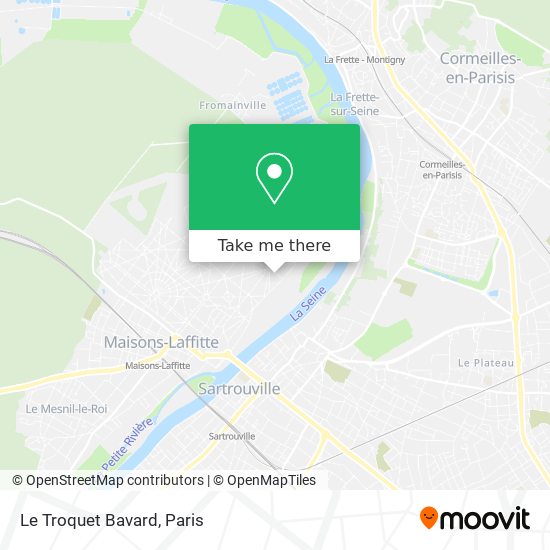 Mapa Le Troquet Bavard