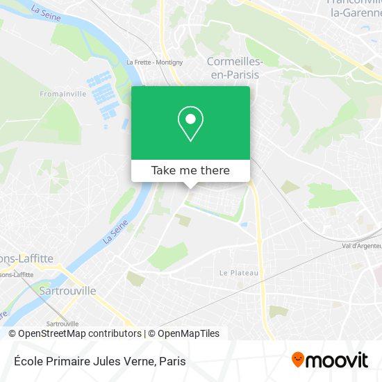 Mapa École Primaire Jules Verne