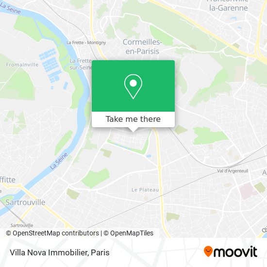 Villa Nova Immobilier map