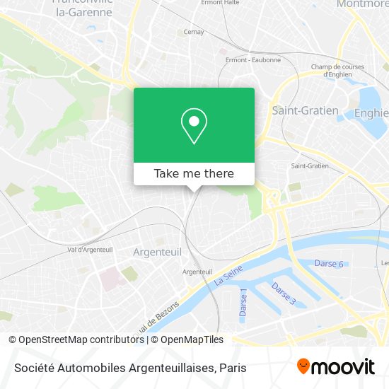 Mapa Société Automobiles Argenteuillaises