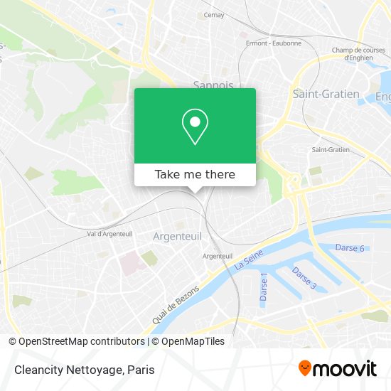 Cleancity Nettoyage map
