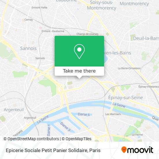 Mapa Epicerie Sociale Petit Panier Solidaire