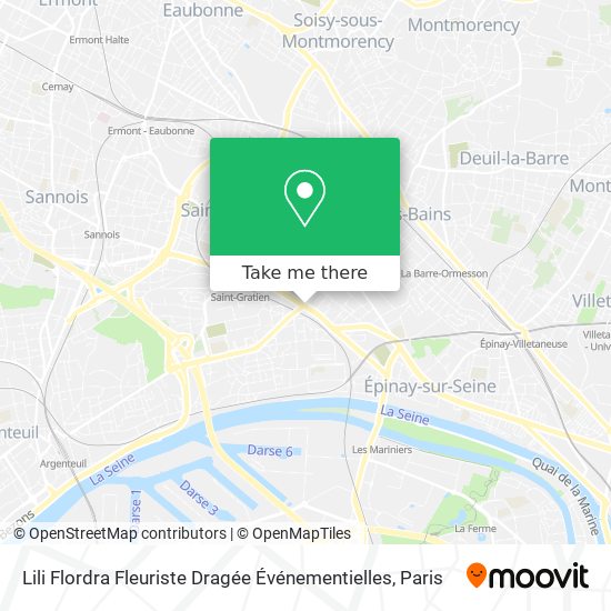 Lili Flordra Fleuriste Dragée Événementielles map