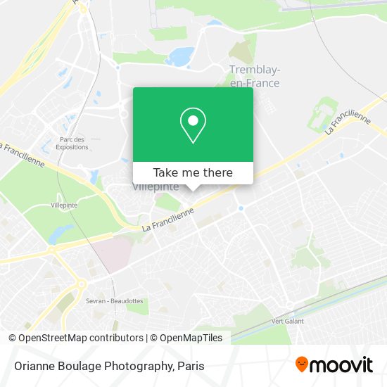 Orianne Boulage Photography map