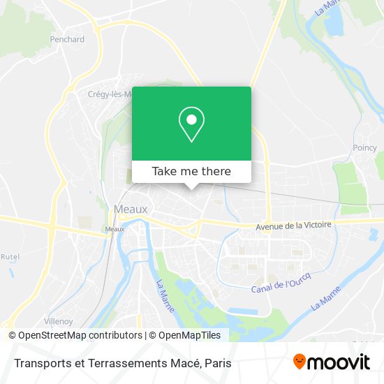 Mapa Transports et Terrassements Macé