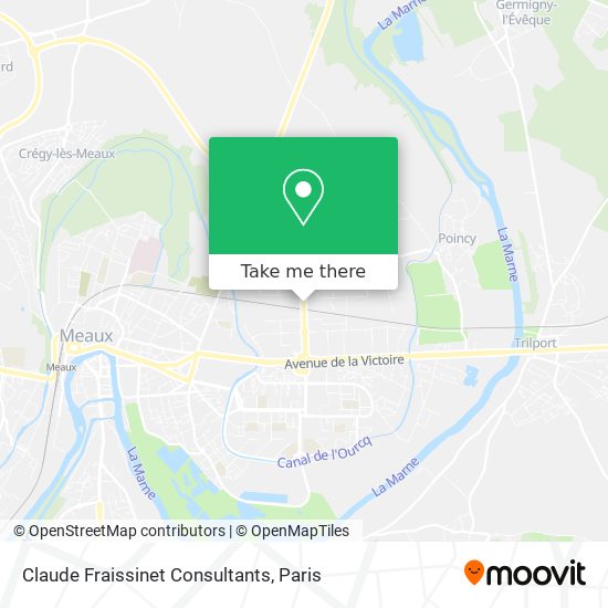 Claude Fraissinet Consultants map