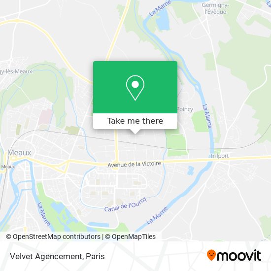Velvet Agencement map