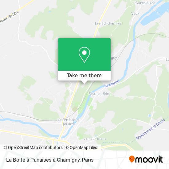 La Boite à Punaises à Chamigny map