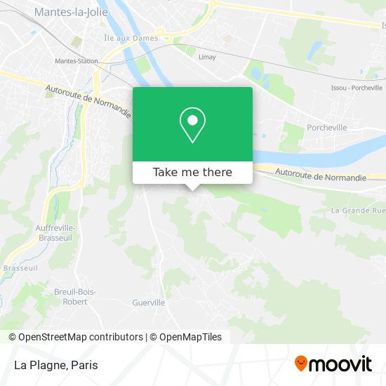 La Plagne map