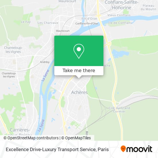 Excellence Drive-Luxury Transport Service map