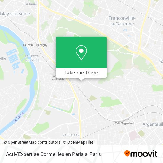 Activ'Expertise Cormeilles en Parisis map