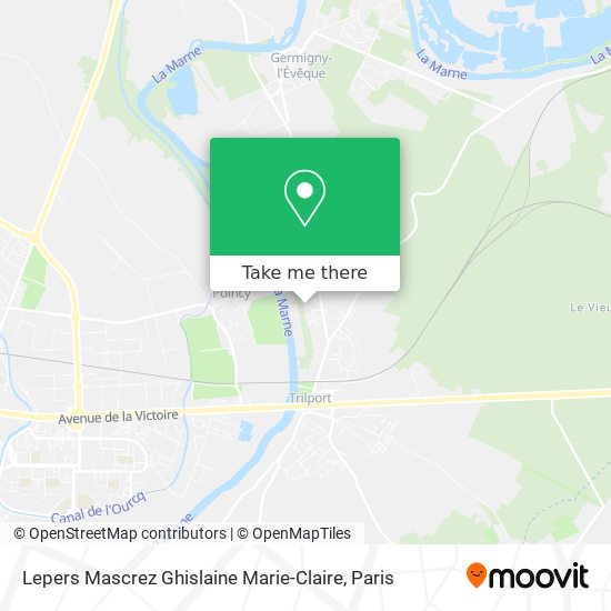 Mapa Lepers Mascrez Ghislaine Marie-Claire