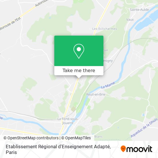 Mapa Etablissement Régional d'Enseignement Adapté