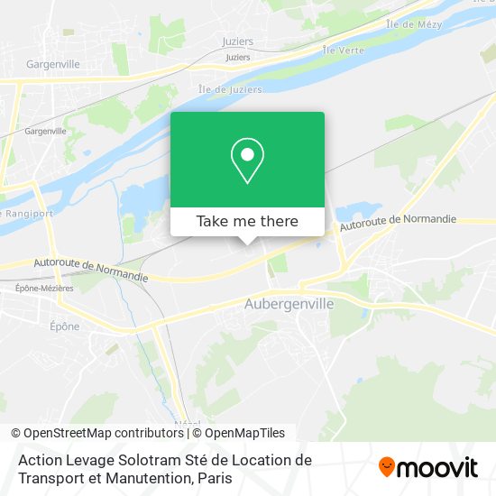 Action Levage Solotram Sté de Location de Transport et Manutention map