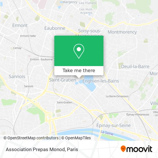 Association Prepas Monod map