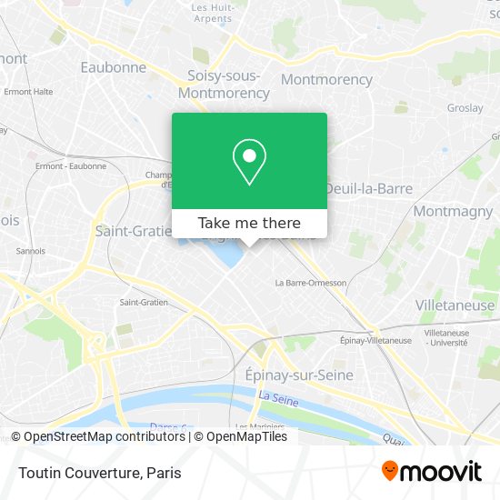 Toutin Couverture map