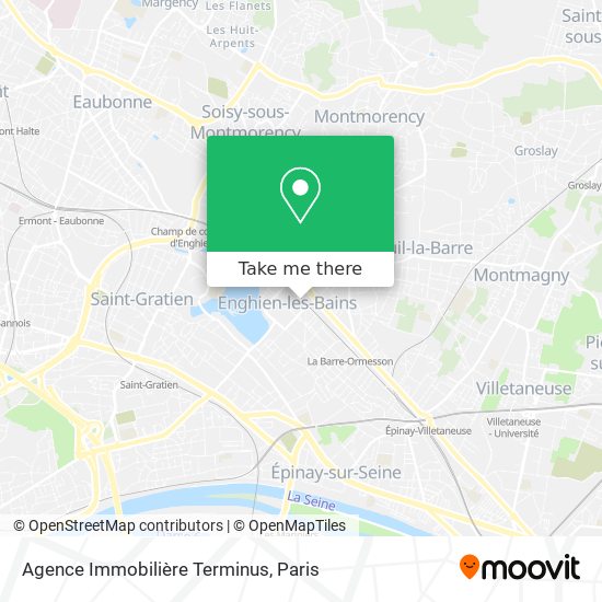 Agence Immobilière Terminus map