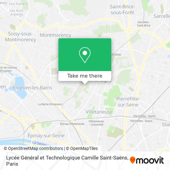 Lycée Général et Technologique Camille Saint-Saëns map